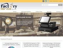 Tablet Screenshot of factorysvc.com